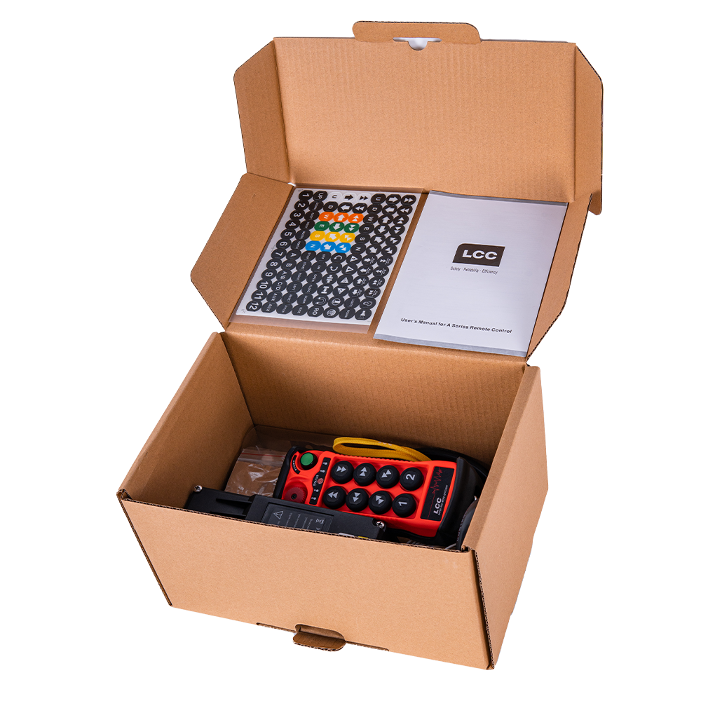 الشركة المصنعة LCC QA800 8 زر شاحنة صناعية CRANE WIRELESS RADIOND CONTROLLER CONTROLLERS CONTROLS RADION
