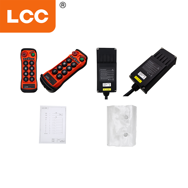 الشركة المصنعة LCC QA800 8 زر شاحنة صناعية CRANE WIRELESS RADIOND CONTROLLER CONTROLLERS CONTROLS RADION