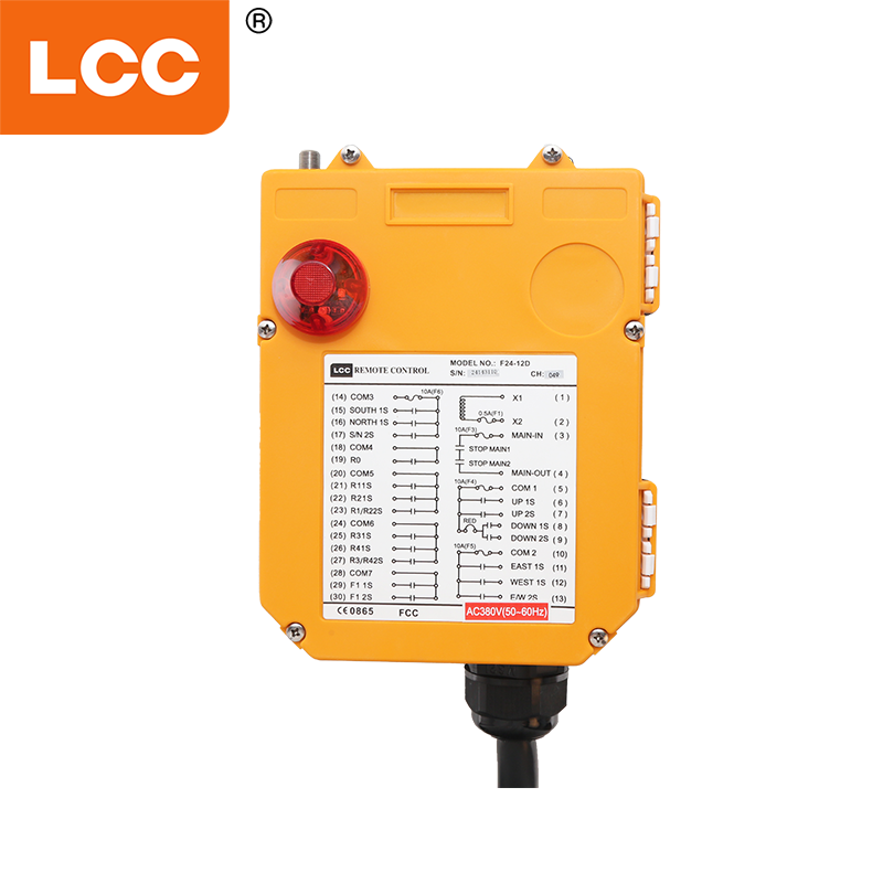 F24-12D Telecrane 12 Keys 433MHz استقبال اللعب اللاسلكي راديو راديو CRANE