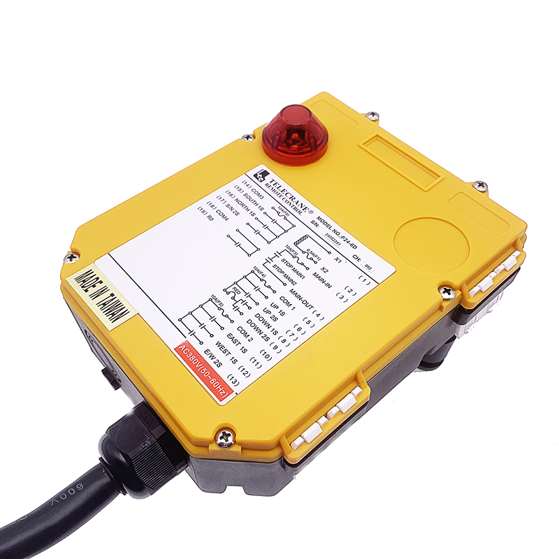 F24-6D Telecrane Radio 6 Buttons Tealecontrol Industrial Crane Remote Control