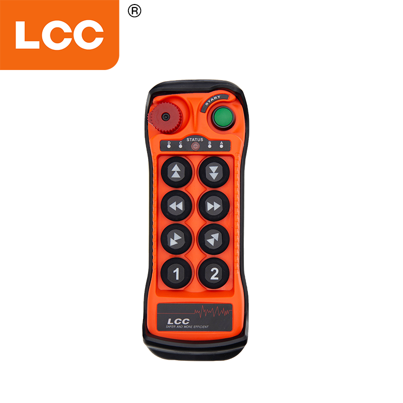 الشركة المصنعة LCC QA800 8 زر شاحنة صناعية CRANE WIRELESS RADIOND CONTROLLER CONTROLLERS CONTROLS RADION