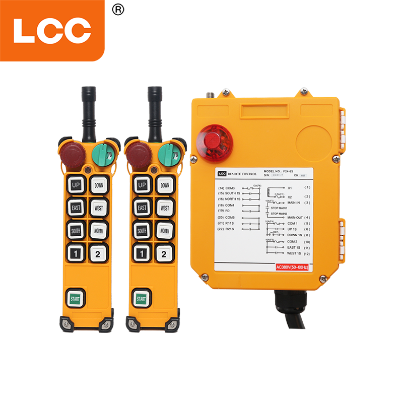 F24-8S General 220V 380V Overhead Crane Radio Wireless Dehote Switch