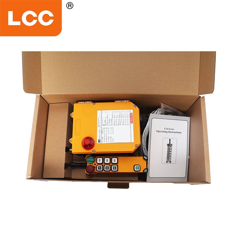 F24-6d 24 فولت اللاسلكي اللاسلكي رافعة مضخة الخرسانة التحكم عن بعد للرفع