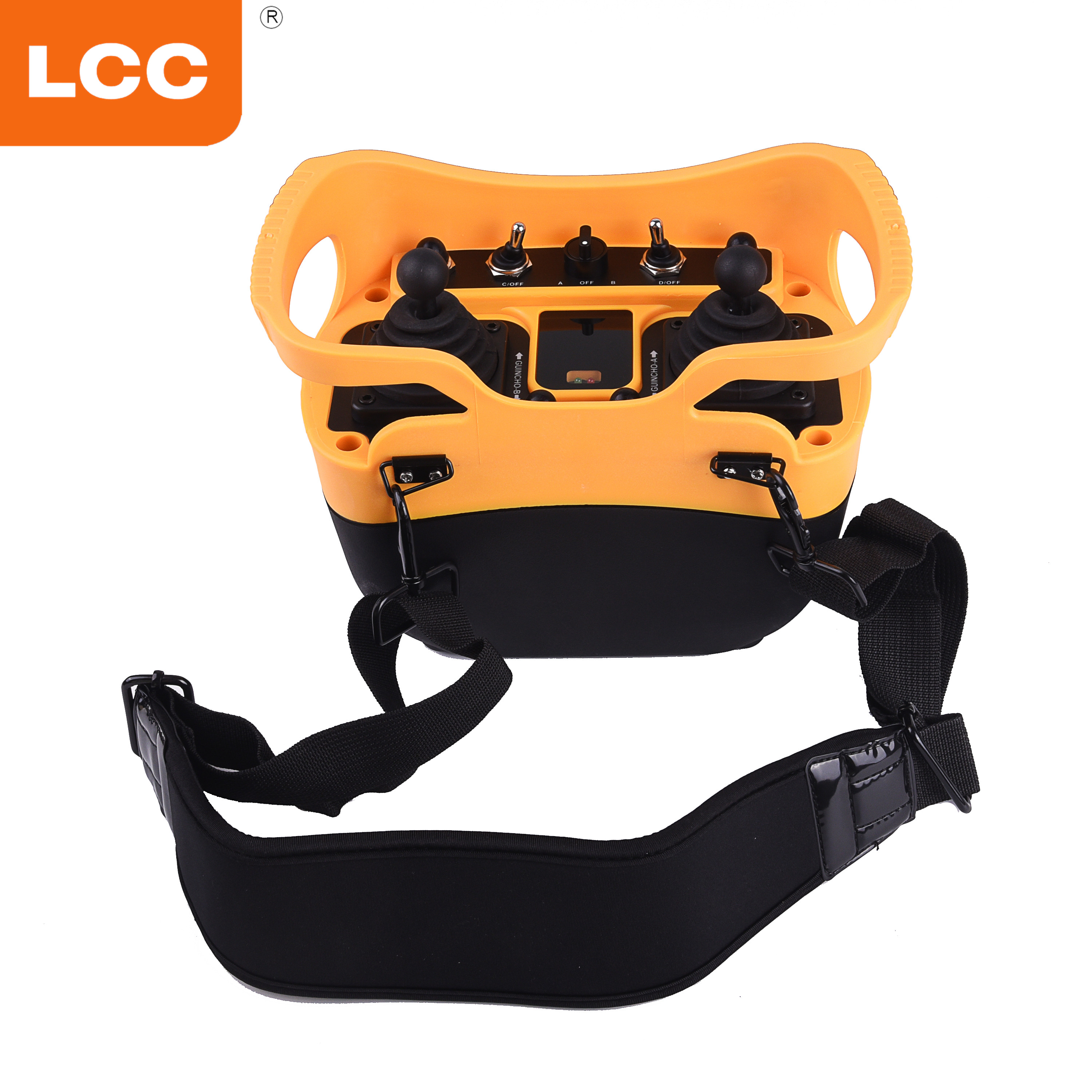 433 ميجا هرتز UHF LCC Q5000 + عصا التحكم للرافعة البرجية جهاز التحكم عن بعد اللاسلكي الصناعي للمعدات الثقيلة للرافعة