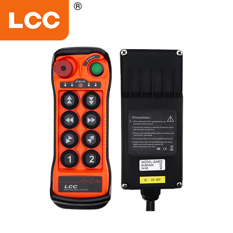 الشركة المصنعة LCC QA800 8 زر شاحنة صناعية CRANE WIRELESS RADIOND CONTROLLER CONTROLLERS CONTROLS RADION
