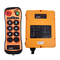 Q606 LCC Radio Hydraulic 6 زر مزدوج السرعة الصناعية التحكم عن بُعد لرفع شاحنة السحب 