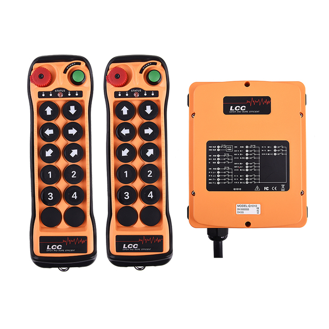 LCC Q1010 Universal Wireless Radio Auto 10 Button Double Speed Crane Crane Remote