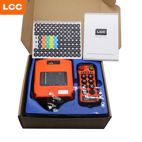 Q600 UHF Radio Radio Switch 6 Button Industrial Crane Control LCC Remote Controller