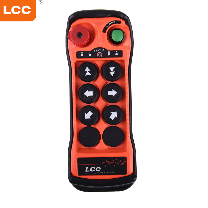 Q600 UHF Radio Radio Switch 6 Button Industrial Crane Control LCC Remote Controller