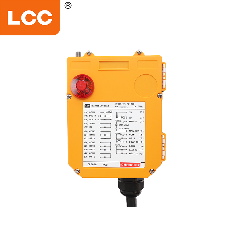 F24-12S شاحنة الشاحنة العالمية الصناعية راديو راديو راديو جهاز التحكم عن بعد جهاز الإرسال