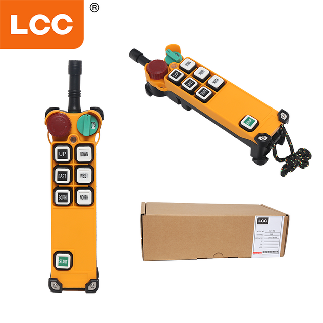 F24-6D Telecrane 315MHz اللاسلكي اللاسلكي مفتاح التحكم عن بعد ل CRANE