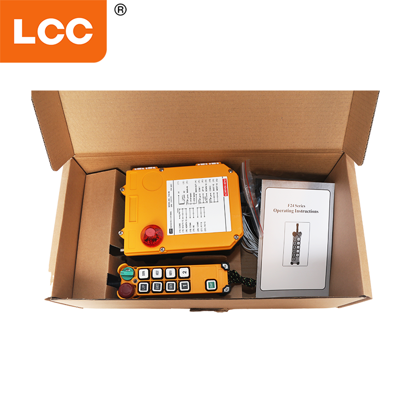 F24-8S Telecrane Manufactures Industrial Radio Remote Controls for Ranes