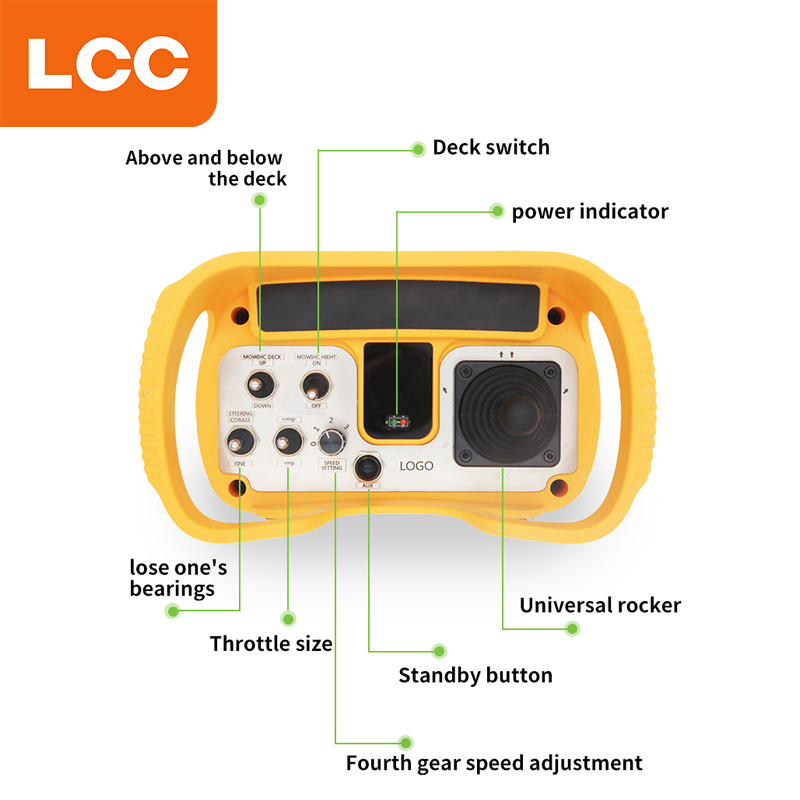 شركة LCC المصنعة تخصيص ماء اللاسلكي اللاسلكي الراديو الصناعي Cropper Mower Control Control Control