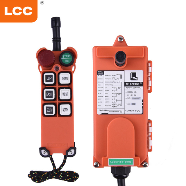 F21-E1 12V 24V 6 Channel Wireless Winch Remote Switch