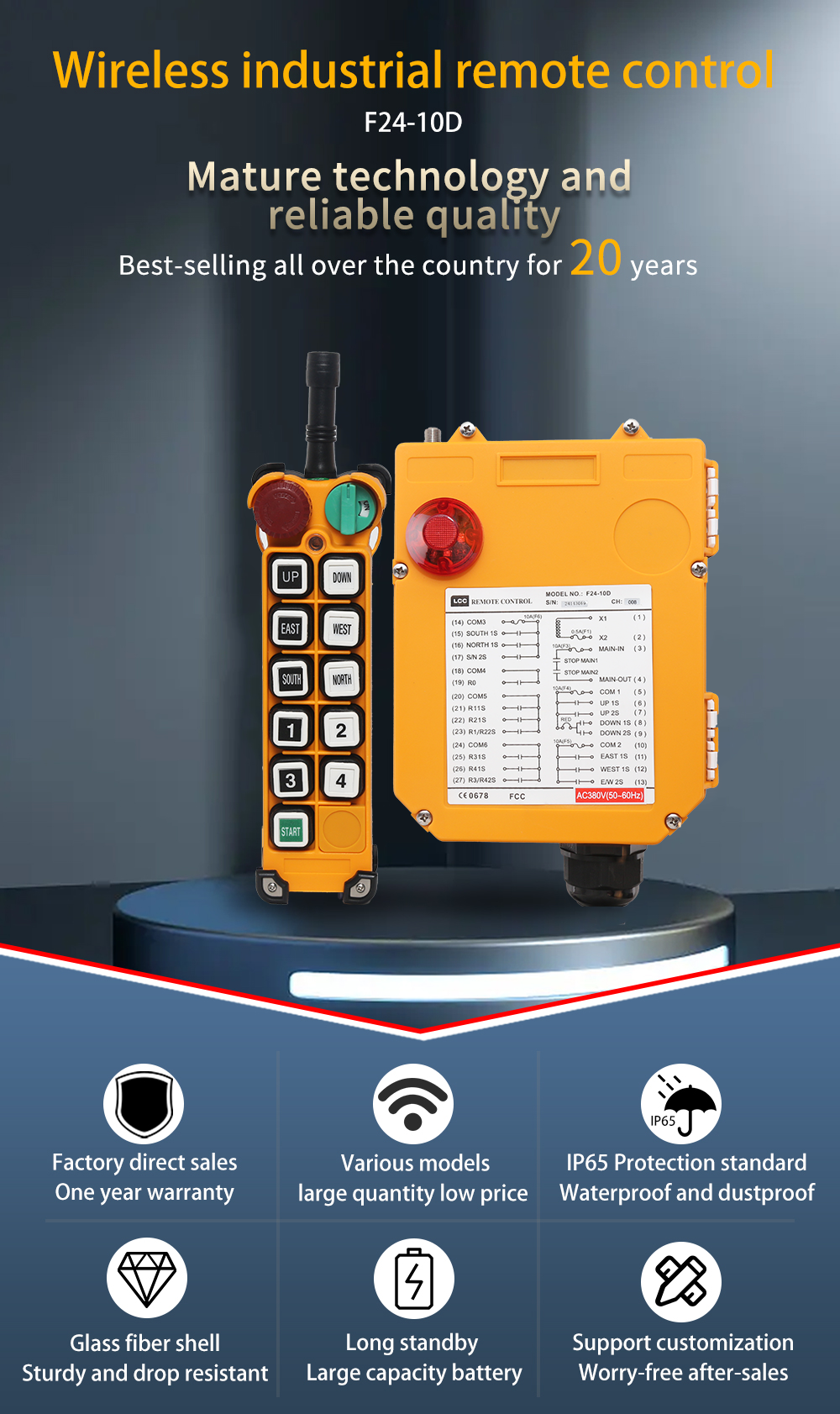 مفتاح F24-10D LCC (1) مفتاح 