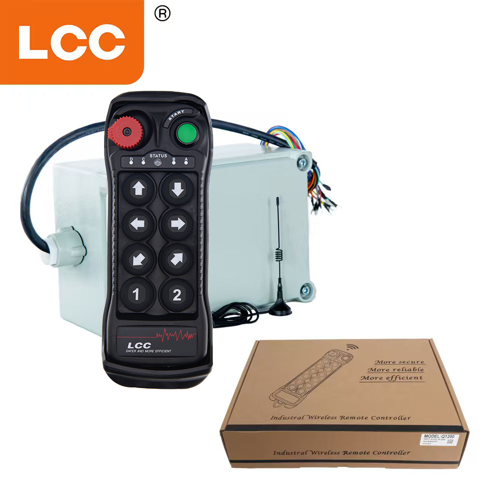 LCC BQ800 8-زر سرعة واحدة مضادة للانفجار، مقاومة للانفجار، جهاز تحكم عن بعد لاسلكي للمناطق الخطرة للرافعة