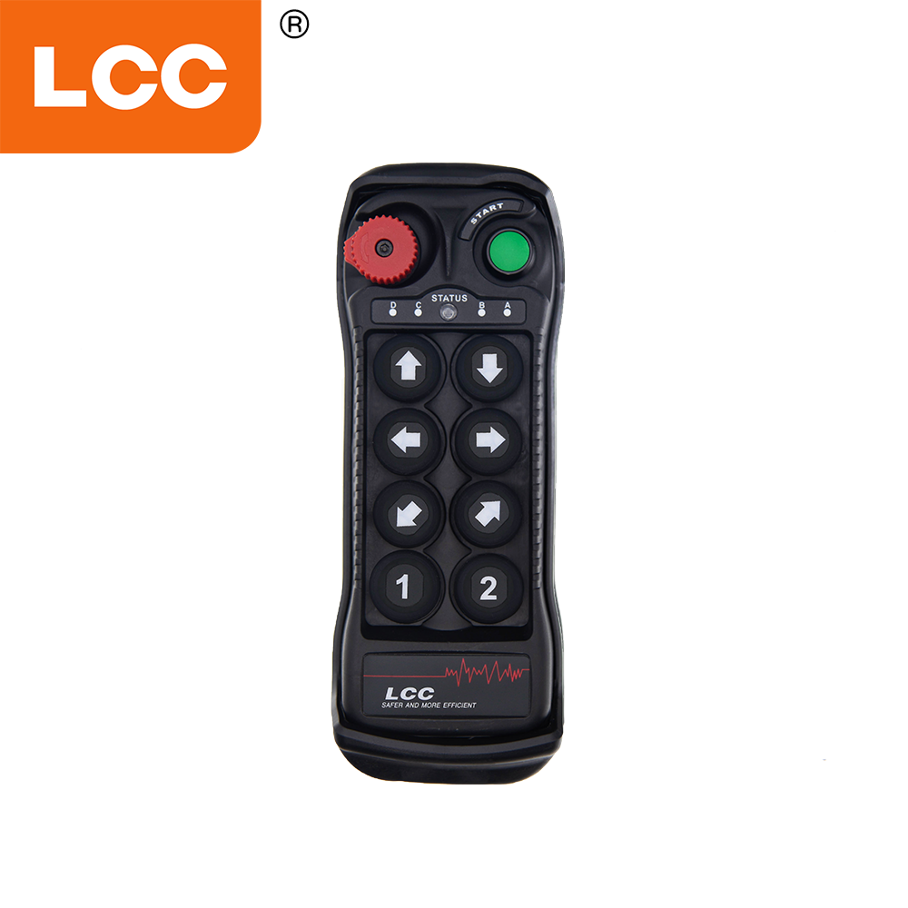 LCC BQ800 8-زر سرعة واحدة مضادة للانفجار، مقاومة للانفجار، جهاز تحكم عن بعد لاسلكي للمناطق الخطرة للرافعة