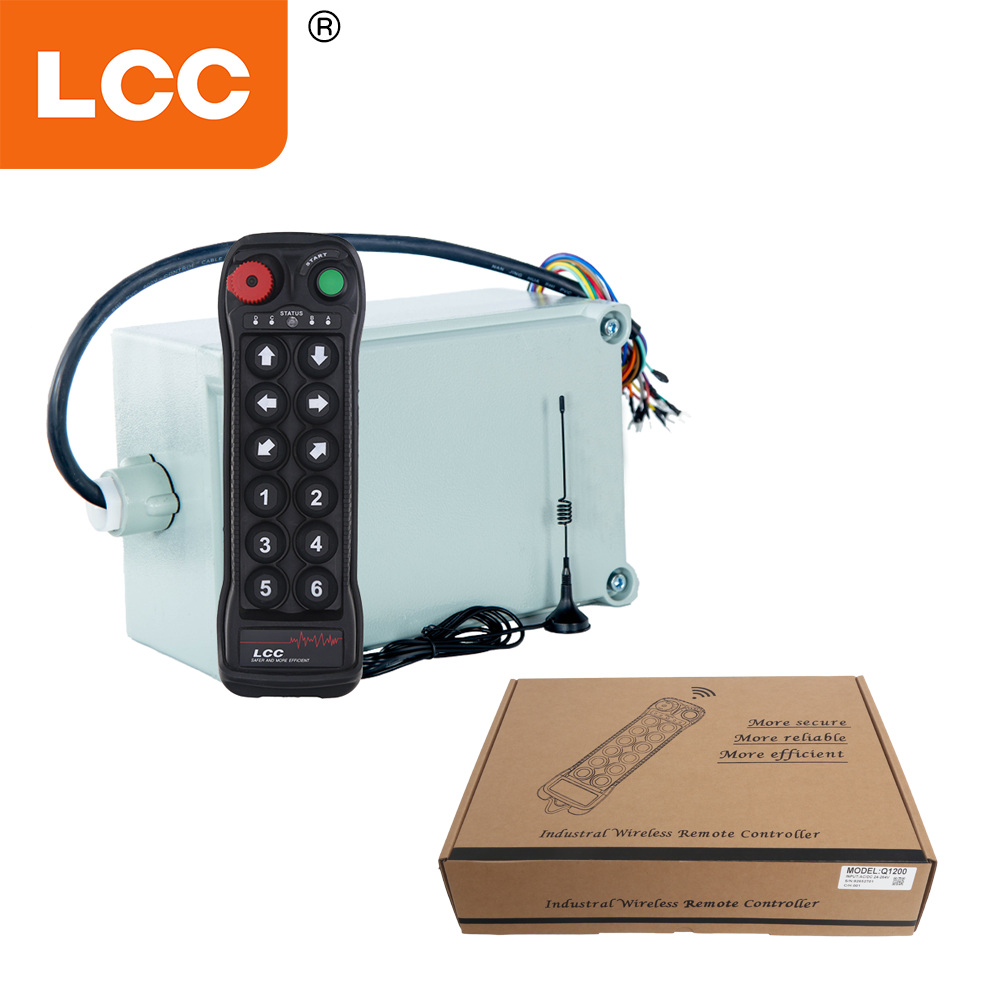 LCC BQ1200 معدات هيدروليكية لاسلكية مقاومة للانفجار وجهاز تحكم عن بعد مضاد للانفجار لمعدات رفع الرافعة