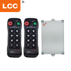 LCC BQ800 8-زر سرعة واحدة مضادة للانفجار، مقاومة للانفجار، جهاز تحكم عن بعد لاسلكي للمناطق الخطرة للرافعة