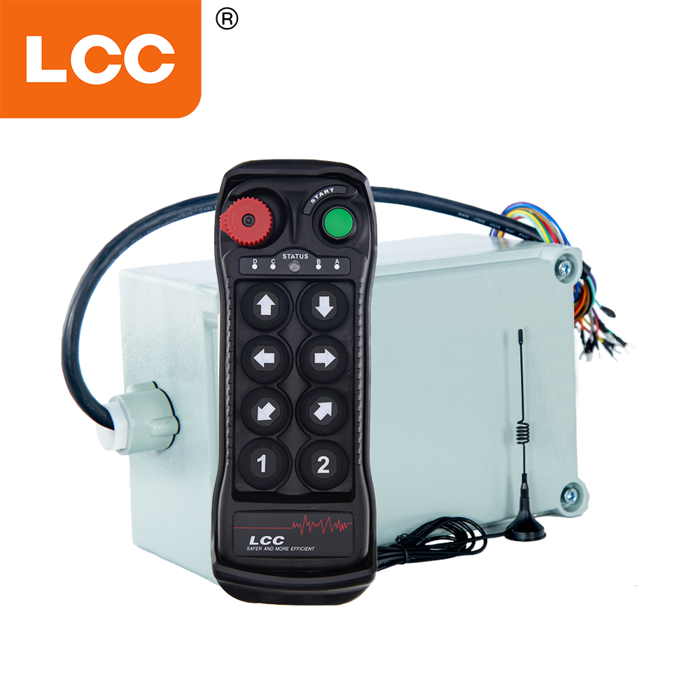 LCC BQ800 8-زر سرعة واحدة مضادة للانفجار، مقاومة للانفجار، جهاز تحكم عن بعد لاسلكي للمناطق الخطرة للرافعة